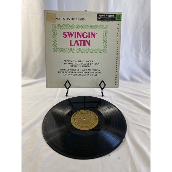 1989 Jo Basile & His Orchestra Basil’s SWINGIN' LATIN Fidelity AFLP Vinyl #116